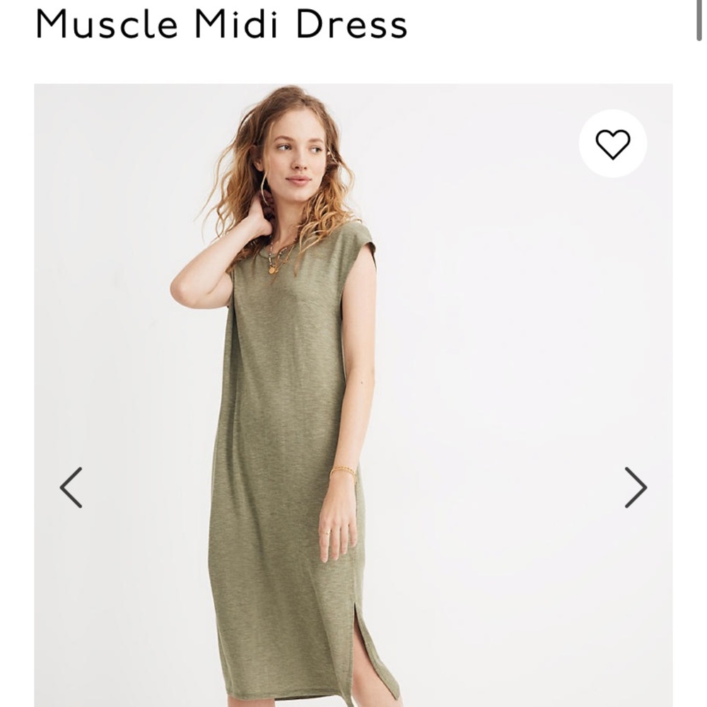 Madewell Muscle Midi dress (M)